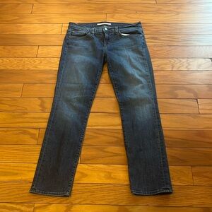 J. Brand Jeans Womens 28 Blue Moxie 7/8 Length Pockets